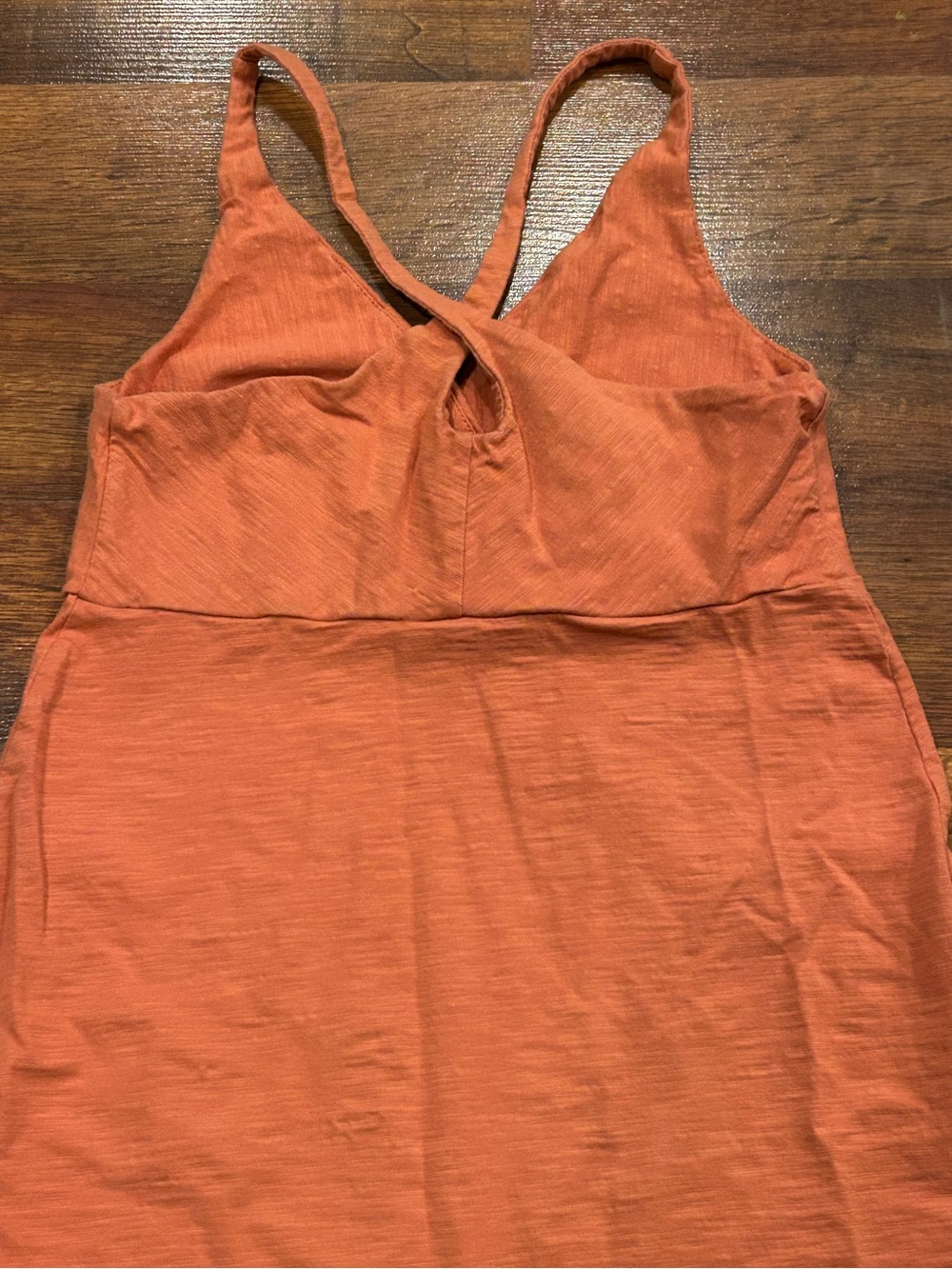 Patagonia Women's Amber Dawn Dress Orange Size XS Organic Cotton Strappy - Picture 6 of 6